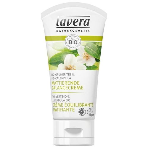 lavera - Bio - Calendula Grüner Tee Calendula - Balancecreme Gesichtscreme 50 ml, 50 ml, lavera