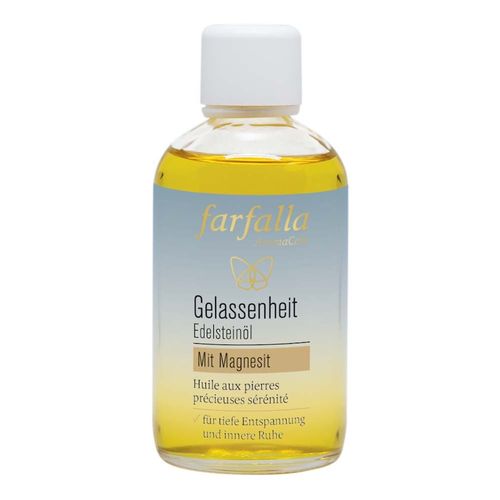 Farfalla - Edelsteinöl - Gelassenheit mit Magnesit 100ml Körperöl, 100 ml, Farfalla