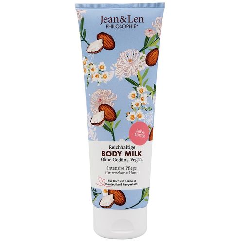 Jean&Len - Philosophie Bodymilk mit Sheabutter Bodylotion 250 ml, 250 ml, Jean&Len