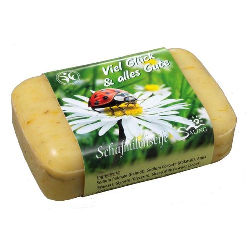 Saling - Schafmilchseife - Viel Gl&uuml;ck & alles Gute Seife 100 g, 100 g, Saling