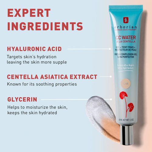 ERBORIAN - CC Water Dor&eacute; BB- & CC-Cream 15 ml, 15 ml, ERBORIAN