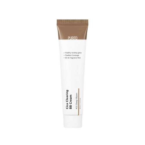 PURITO - Cica Clearing BB- & CC-Cream 30 ml Deep Warm, 30 ml, PURITO