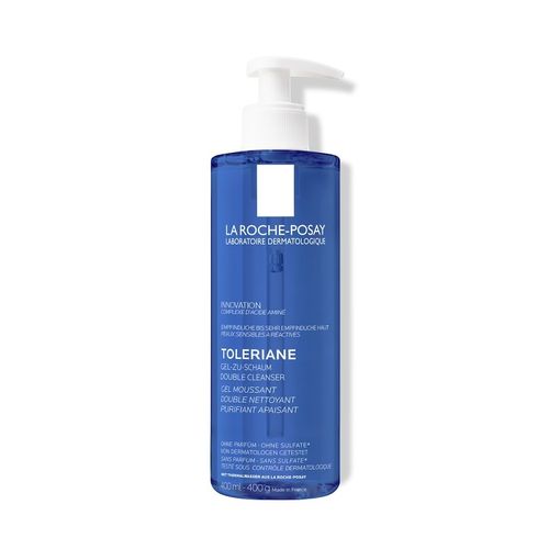 La Roche-Posay - Toleriane Gel-zu-Schaum Double Cleanser Empfindliche Haut 400 ml, 400 ml, La Roche-Posay La Roche-Posay - Toleriane Gel-zu-Schaum Double Cleanser Empfindliche Haut 400 ml, 400 ml, La Roche-Posay