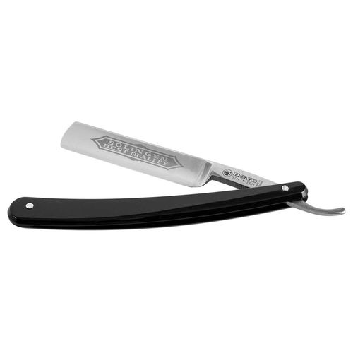 DOVO Solingen - Rasiermesser 5/8" Griff aus Cellidur Kunststoff schwarz Rasur 1 St&uuml;ck Herren, 1 stk, DOVO Solingen