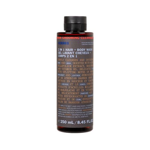 KORRES - ATHENIAN GROOMING 2-in-1 Shampoo und Duschgel Körperreinigung 250 ml Herren, 250 ml, Korres