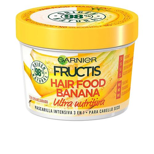 Garnier - Fructis Hair Food Banane Ultra-nährende Maske Haarkur & -maske 390 ml Damen, 390 ml, GARNIER