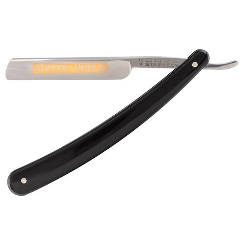 DOVO Solingen - Rasiermesser INOX, vergoldet, Acryl, Schwarz Rasur 1 ct, 1 stk, DOVO Solingen