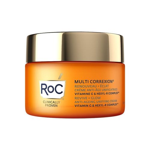 RoC - Multi Correxion Revive + Glow Anti-Ageing Unifying Cream Rich Gesichtscreme 50 ml, 50 ml, Roc