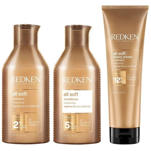 Redken - All Soft Bundle Heavy Cream* Haarpflegesets 0,85 l Damen, 0,85 l, Redken