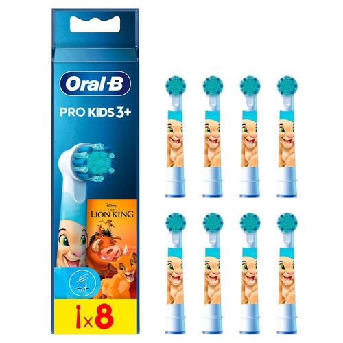 Oral-B - Vitality Pro Kids König der Löwen in Blau/Weiß Kinderzahnpflege 8 Stück, 8 stk, Oral-B