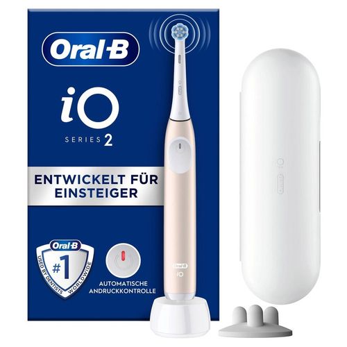 Oral-B - iO 2 Special Edition in Pink + Reiseetui Elektrische Zahnbürsten 1 Stück, 1 stk, Oral-B