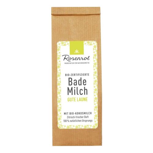 Rosenrot - Feste Bademilch - Gute Laune Pulver 150g Bade&ouml;l & Bademilch, 150 g, Rosenrot