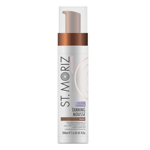 St. Moriz - Advanced Farbkorrigierendes Selbstbräunungsmousse – Dunklere Bräune Selbstbräuner 200 ml, 200 ml, St. Moriz