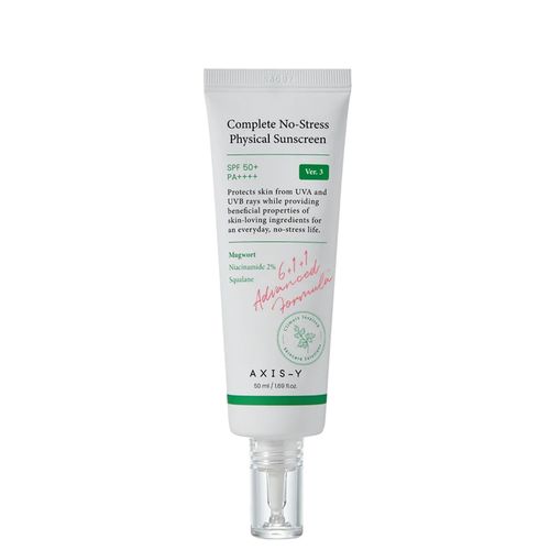 AXIS-Y - Axis-Y Complete No-Stress Physical Sunscreen Sonnenschutz 50 ml, 50 ml, AXIS-Y
