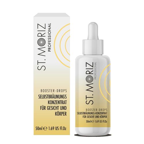St. Moriz - Professional Booster Drops – Selbstbräunungskonzentrat für Gesicht und Körper Selbstbräuner 50 ml, 50 ml, St. Moriz