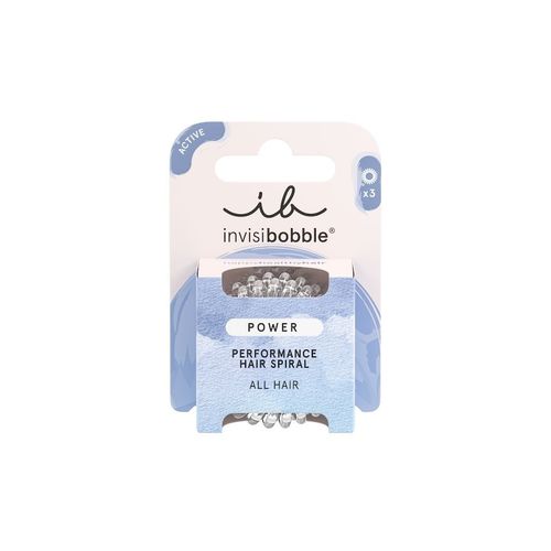 Invisibobble - Power Crystal Clear Haargummis 3 Stück Weiss, 3 stk, Invisibobble