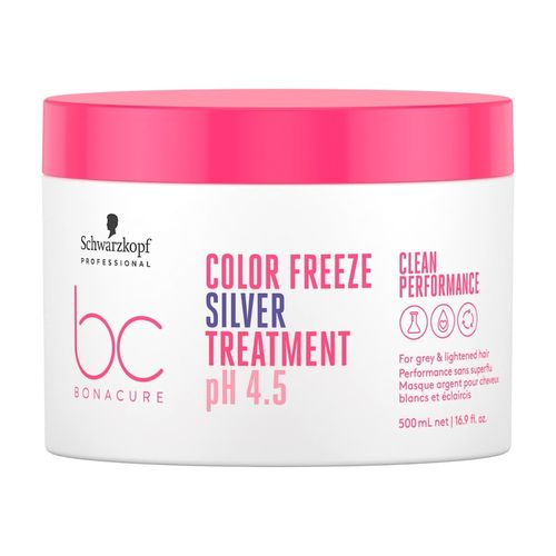 Schwarzkopf Professional - BC BONACURE pH 4.5 Color Freeze Color Freeze Silver Treatment Haarkur & -maske 500 ml, 500 ml, Schwarzkopf Professional