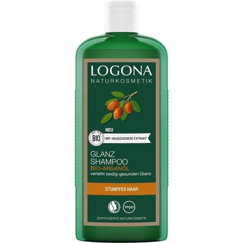 Logona - Arganöl Glanz Shampoo 250 ml, 250 ml, LOGONA