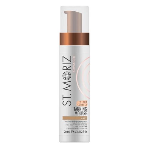 St. Moriz - Advanced Farbkorrigierendes Selbstbräunungsmousse – Leichte Bräune Selbstbräuner 200 ml, 200 ml, St. Moriz
