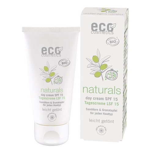 Eco Cosmetics - Face - Day Gesichtscreme LSF15 get&ouml;nt Get&ouml;nte Tagescreme 50 ml, 50 ml, Eco Cosmetics