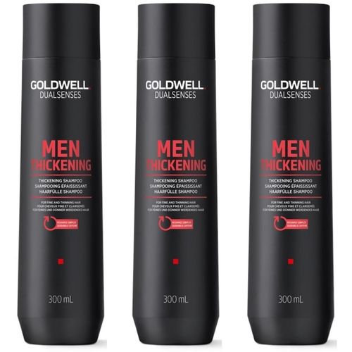 Goldwell - Dualsenses Men Thickening Shampoo 3er Set* 0,9 l Herren, 0,9 l, Goldwell