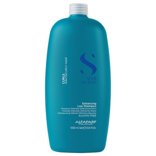 ALFAPARF MILANO - Semi di Lino Curls Enhancing Low Shampoo 1000 ml, 1000 ml, ALFAPARF MILANO