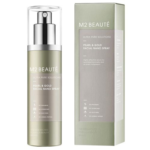 M2 Beaut&eacute; - Ultra Pure Solutions Pearl & Gold Facial Nano Spray Anti-Aging Gesichtsserum 75 ml Damen, 75 ml, M2 Beaut&eacute;