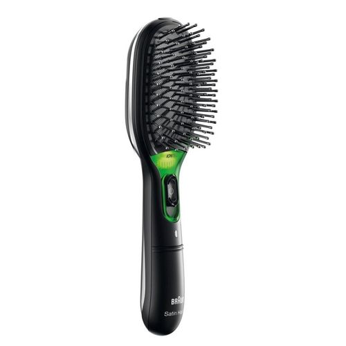Braun - Satin Hair 7 BR710 in Schwarz/Grün Flach- und Paddelbürsten 1 Stück, 1 stk, Braun