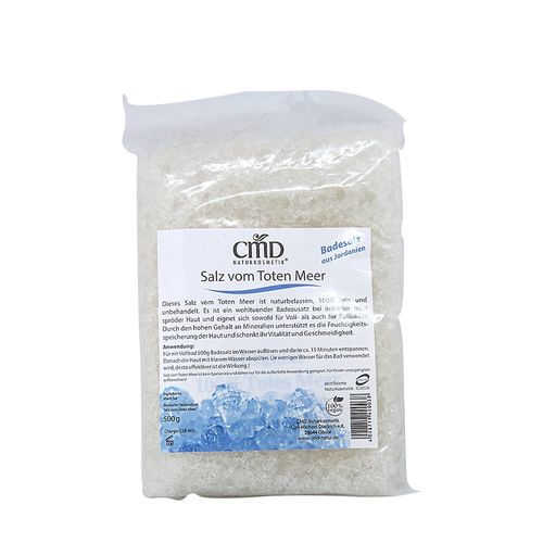 CMD Naturkosmetik - Neutral - Salz vom Toten Meer 500g Badesalz & Badebomben, 500 g, CMD Naturkosmetik