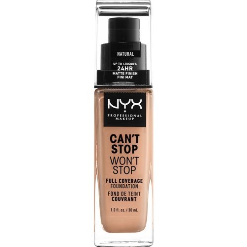 NYX Professional Makeup - Wedding Can't Stop Won't Stop 24-Hour Foundation 30 ml Nr. 7 - Natural, 30 ml, NYX Professional Makeup