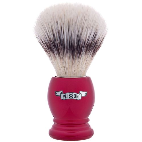 Plisson - Rasierset Pearl Red & High mountain white fibre shaving brush 1 ct, 1 stk, Plisson