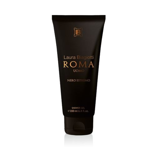Laura Biagiotti - Roma Uomo NERO ESTREMO Badeschaum 200 ml Herren, 200 ml, Laura Biagiotti
