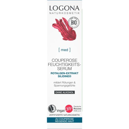 Logona - Med Couperose Rotalgenextrakt SILIDINE&reg; Feuchtigkeitsserum 30 ml, 30 ml, LOGONA