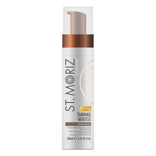 St. Moriz - Advanced Farbkorrigierendes Selbstbräunungsmousse – Extra Dunkle Bräune Selbstbräuner 200 ml, 200 ml, St. Moriz