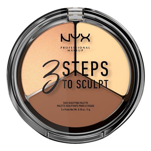 NYX Professional Makeup - 3 Steps To Sculpt Puder 5 g LIGHT - LIGHT, 5 g, NYX Professional Makeup