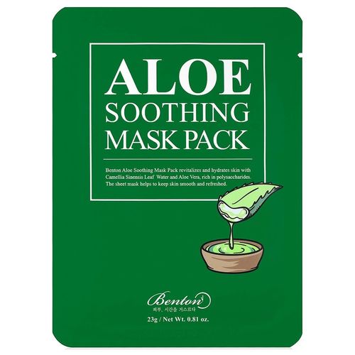 Benton - Aloe Soothing Mask Pack Feuchtigkeitsmasken 20 g, 20 g, Benton