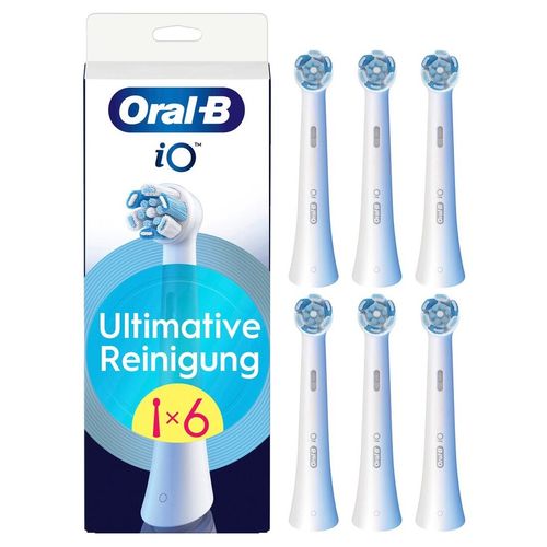 Oral-B - iO Ultimative Reinigung in Weiß Elektrische Zahnbürsten 6 Stück, 6 stk, Oral-B