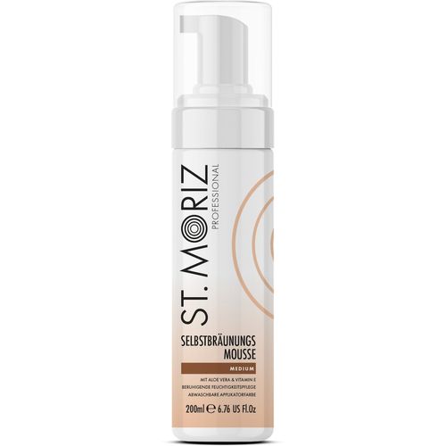 St. Moriz - Professional Selbstbräunungs-Mousse - Mittlere Bräune Selbstbräuner 200 ml, 200 ml, St. Moriz