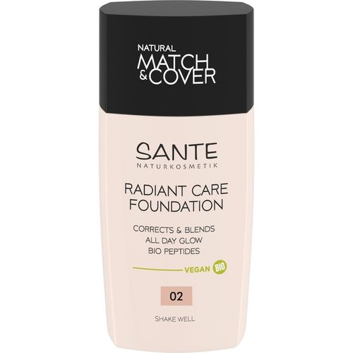 Sante - Radiant Care Foundation 30 ml Nr. 02, 30 ml, Sante