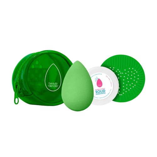 The original beautyblender - Besties Bio Pure Blend & Cleanse 4-Piece Starter Set Applikatoren 1 Stück Beautyblender Bio Pure + Silicone Scrub Mat + Blenderclea, 1 stk, The original beautyblender