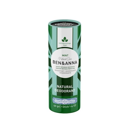Ben & Anna - Papiertube Deodorant Minze Deodorants 40 g, 40 g, Ben & Anna