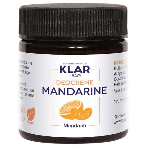 Klar Seifen - Mandarine Deodorants 30 ml, 30 ml, Klar Seifen