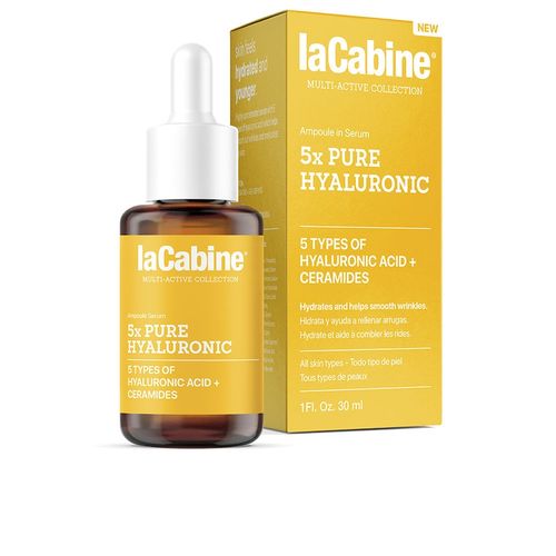 La Cabine - 5x Pure Hyaluronic Serum Hyaluronsäure Serum 30 ml Damen, 30 ml, La Cabine