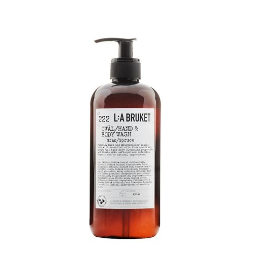 L:A BRUKET - No. 222 Hand & Body Wash Spruce Seife 450 ml, 450 ml, L:A BRUKET