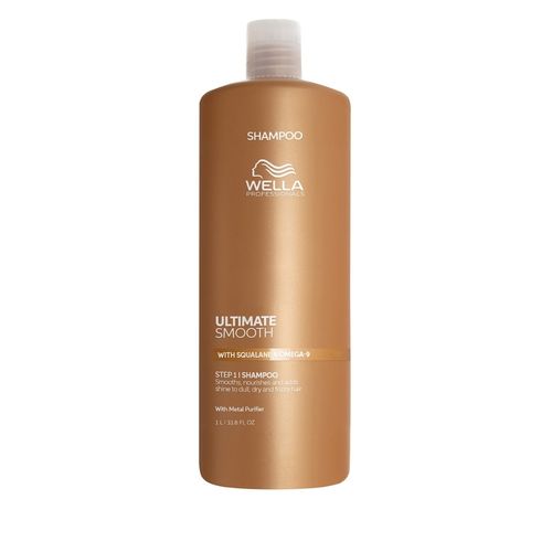 Wella Professionals - Ultimate Smooth Step 1 Shampoo 1000 ml, 1000 ml, Wella Professionals