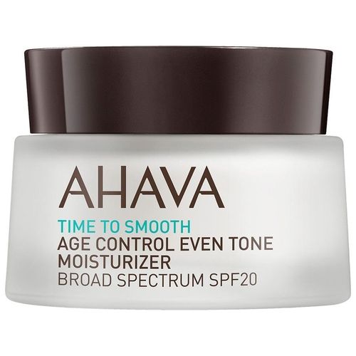 AHAVA - Time To Smooth Age Control Even Tone Moisturizer Borad Spectrum SPF 20 Gesichtscreme 50 ml, 50 ml, AHAVA