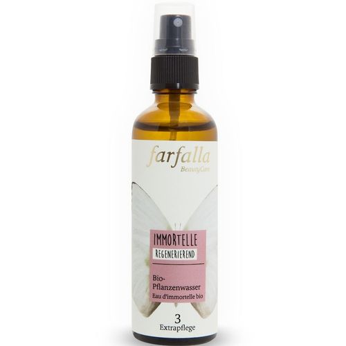 Farfalla - Bio-Pflanzenwasser - Immortelle 75ml Gesichtswasser, 75 ml, Farfalla