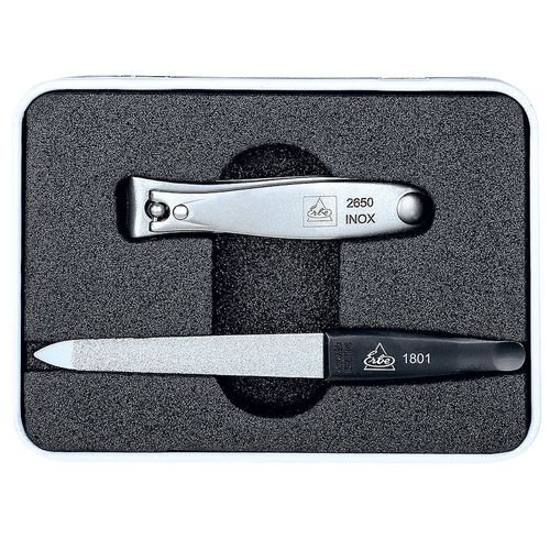ERBE - Manik&uuml;re Set &bdquo;Travel&ldquo; in Alu-Box N&auml;gel k&uuml;rzen 1 ct, 1 stk, ERBE