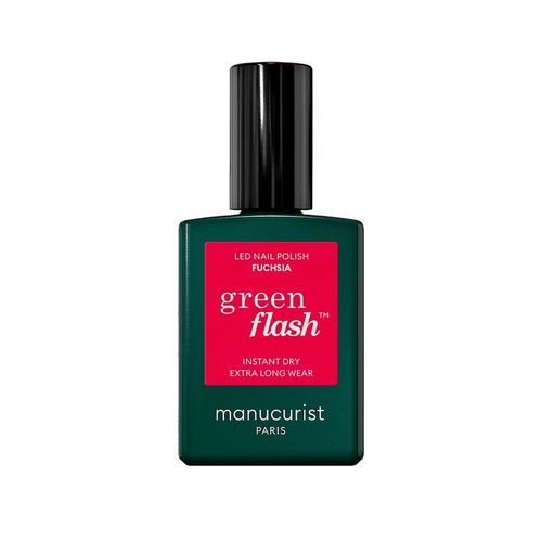 manucurist - GREEN FLASH Instant Dry Extra Long Wear Nagellack 15 ml Fuchsia, 15 ml, manucurist