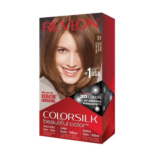 Revlon - ColorSilk Beautiful Color Coloration 1 Stück Braun, 1 stk, Revlon